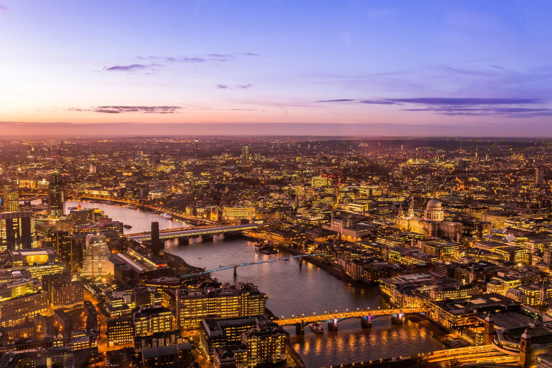 City Cityscape Lights 7041 Image