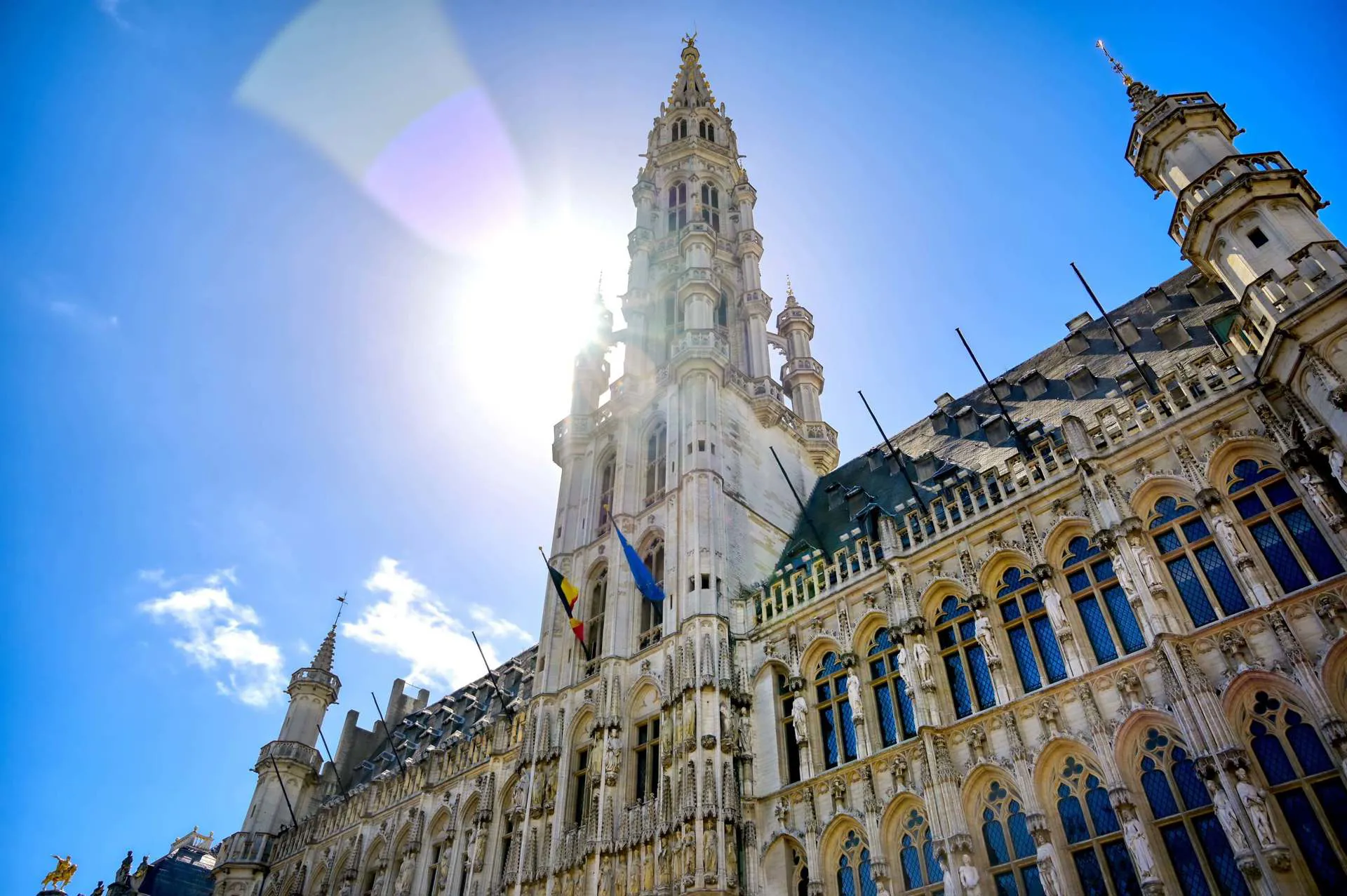 Brussels Town Hall Building Image