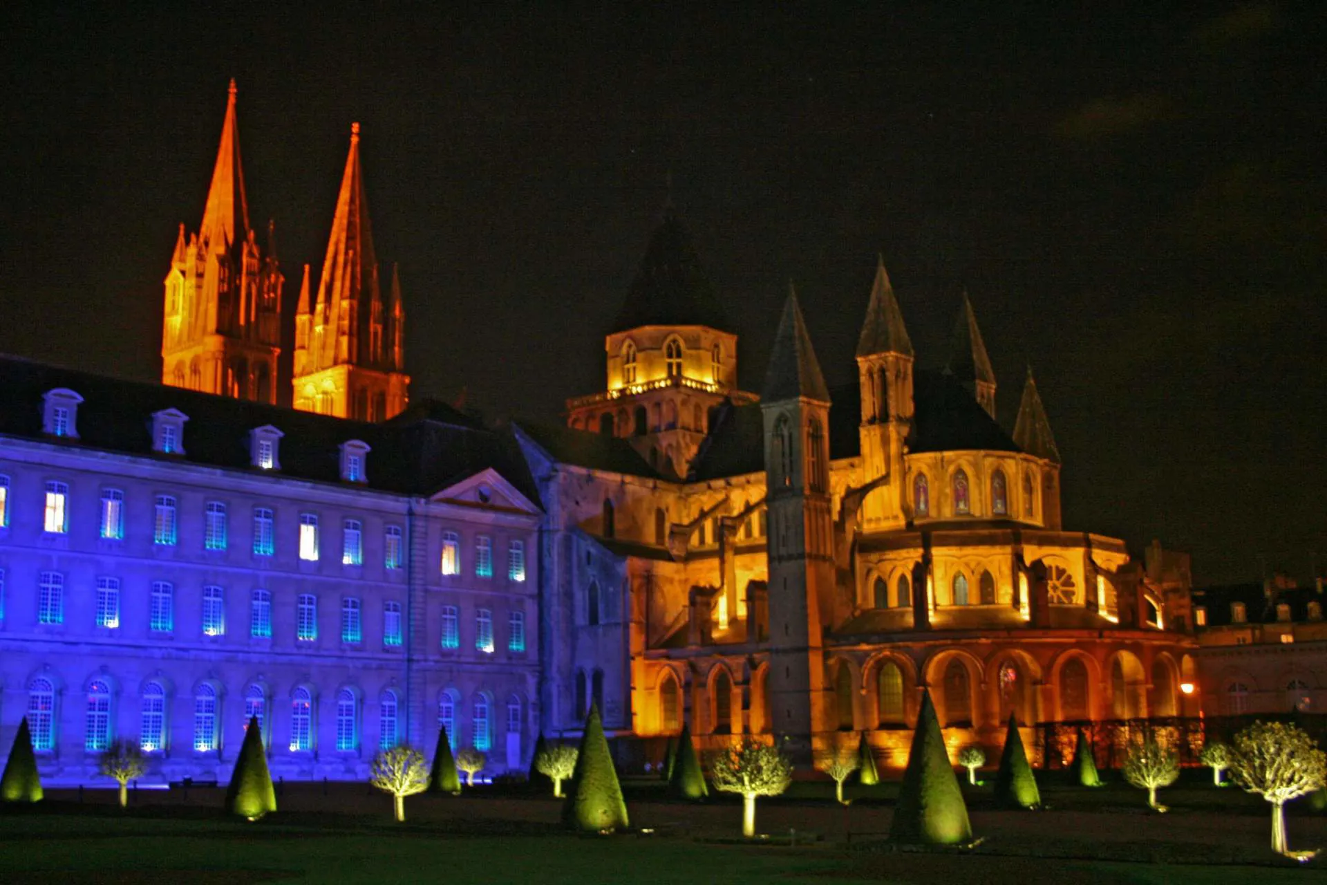 Normandy - Caen By Night Image