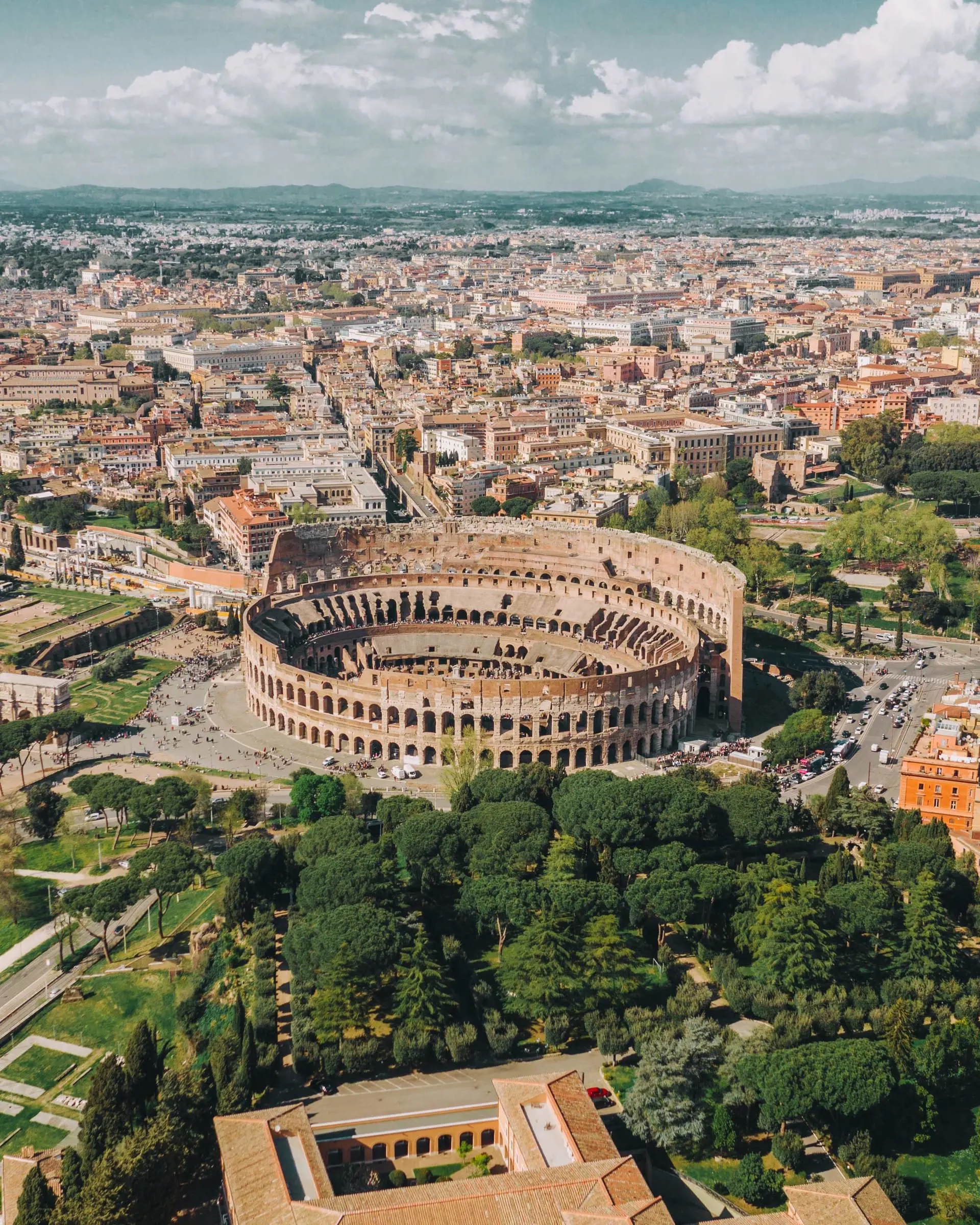 Colosseum Aerial View