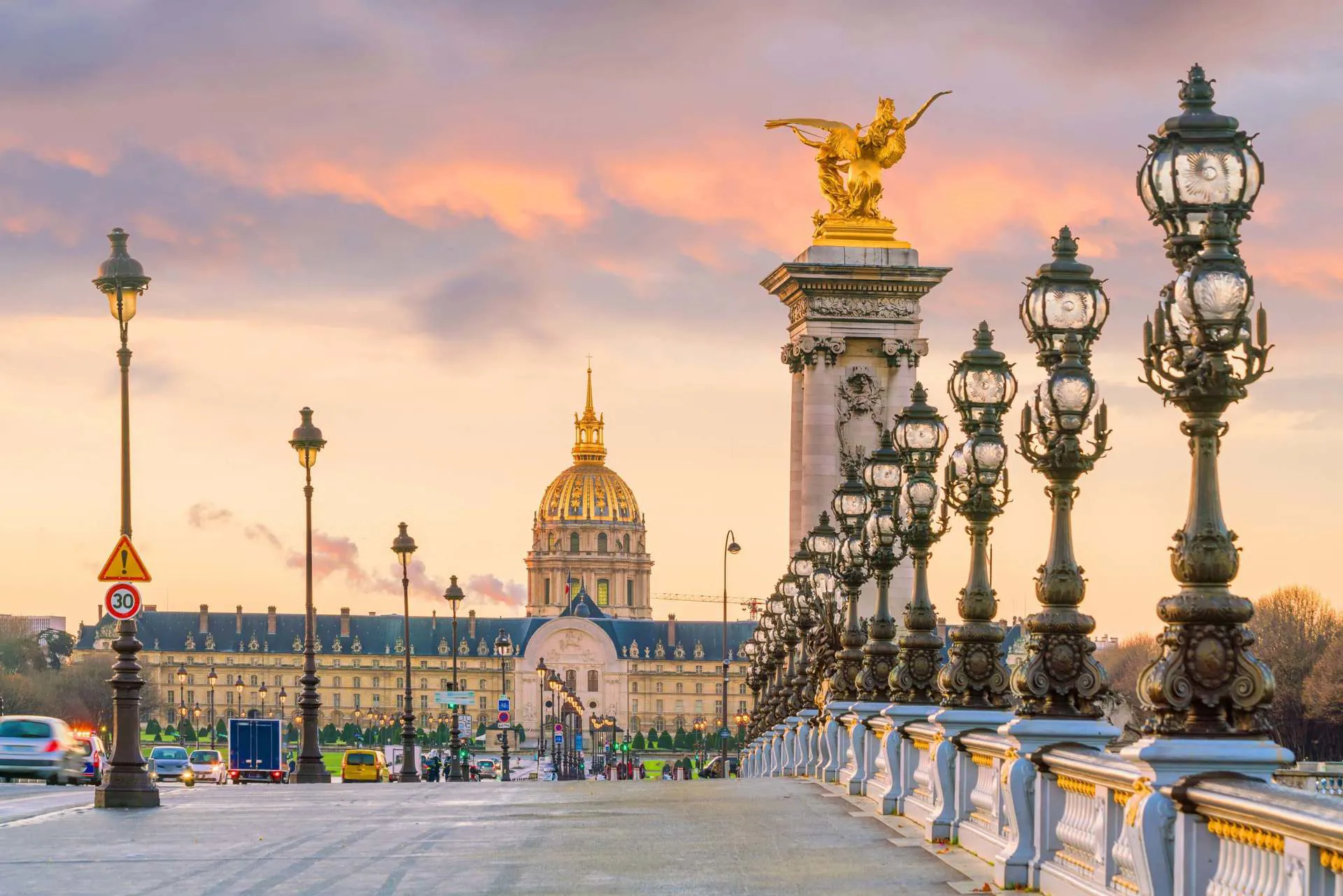 Paris Bridge River Seine Image