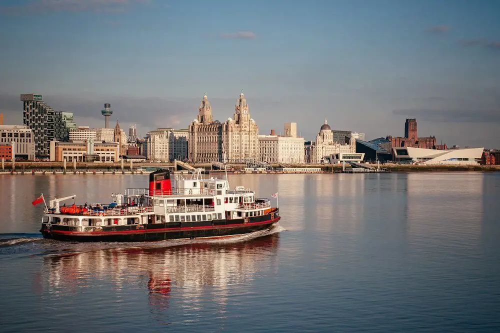 Liverpool - Ferry On The Mersey