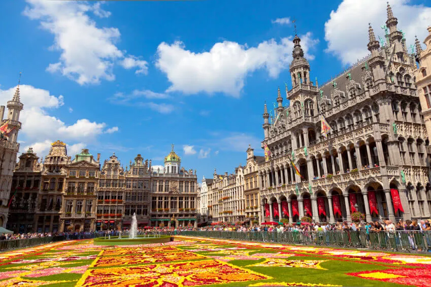 Brussels Grand Palace Gardens