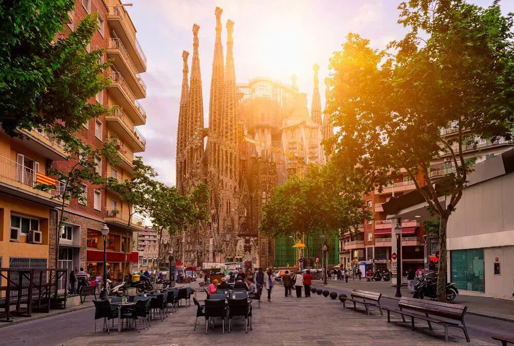 Barcelona Cathedral City Buildings Image