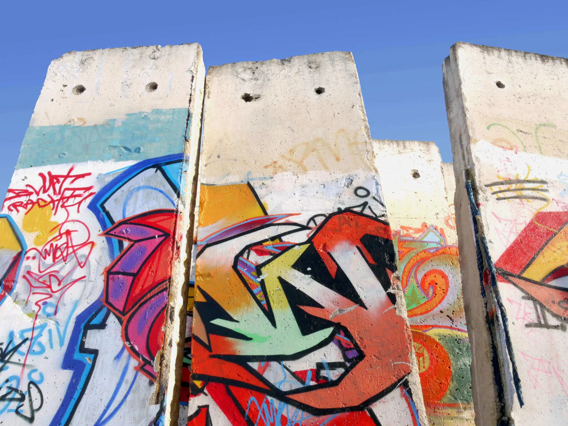 Berlin Street Art History Wall