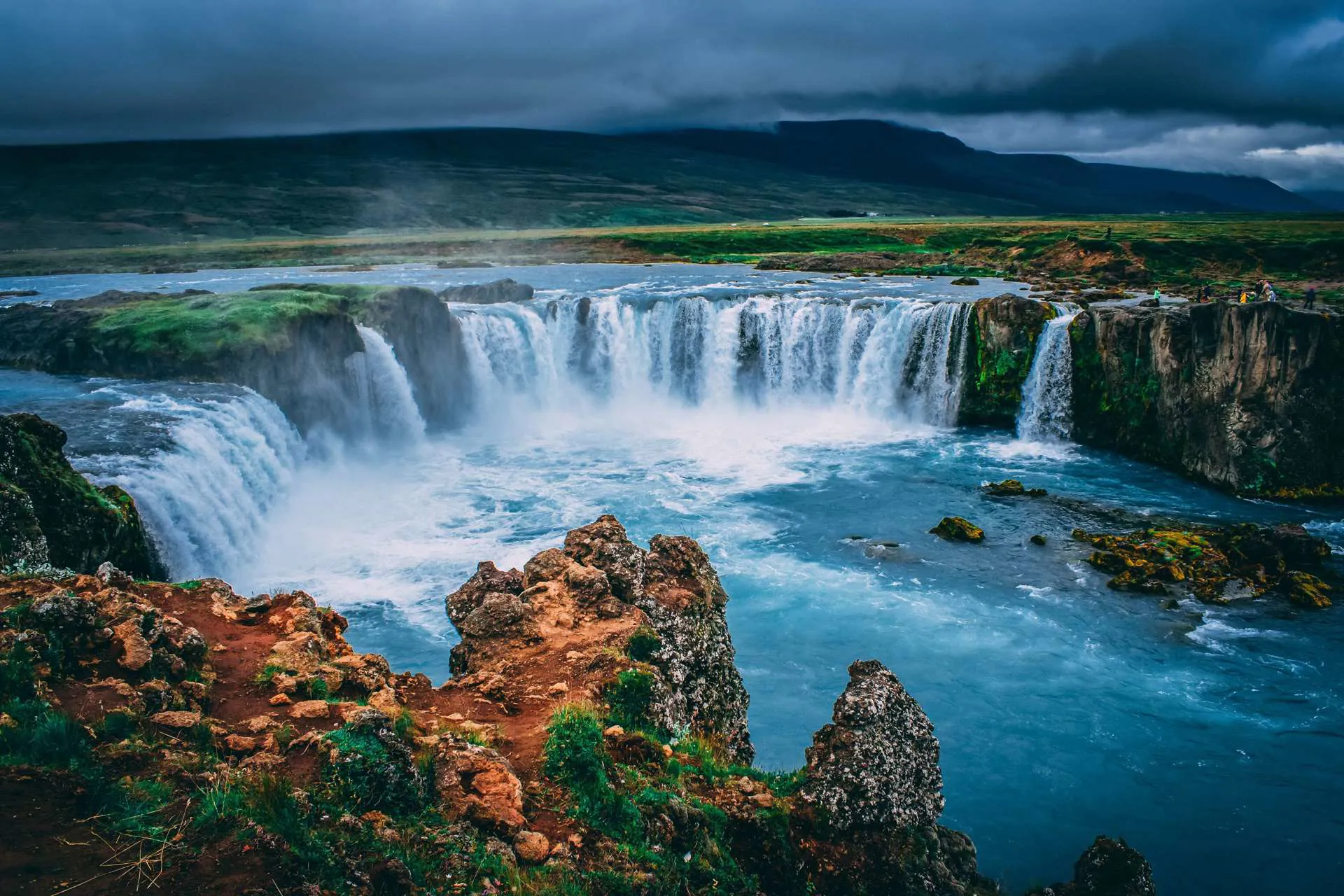 Iceland Goðafoss Waterfall Image