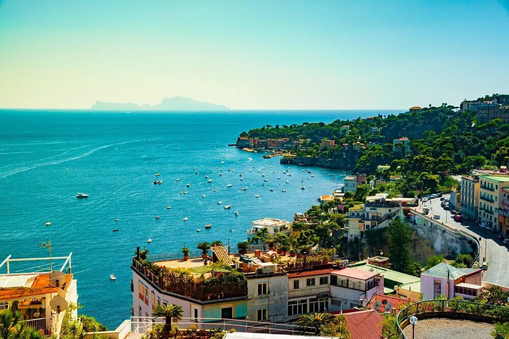 Bay Of Naples Coastline Image