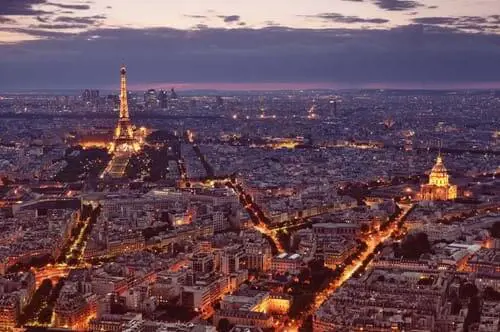 Paris - city view eiffel tower