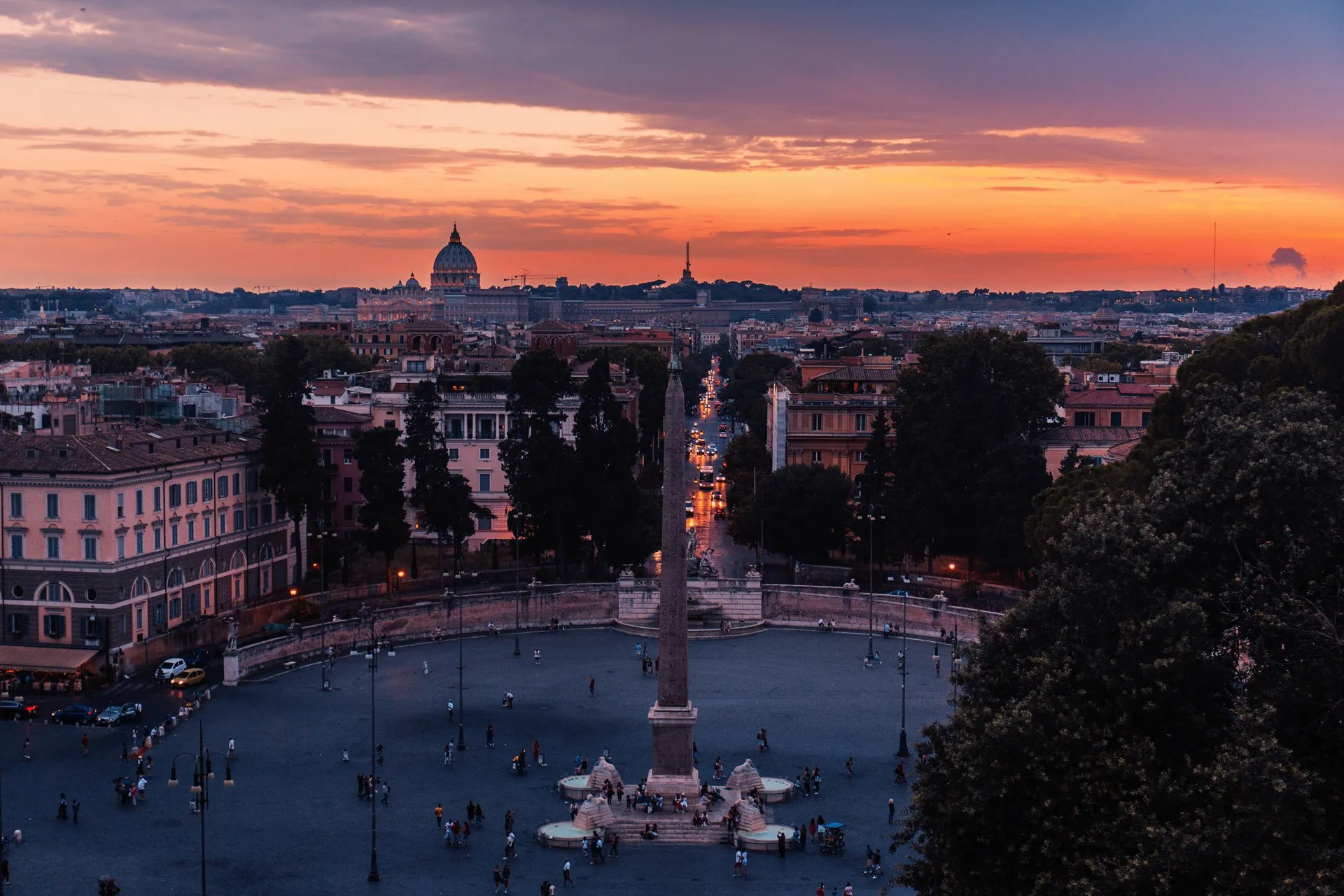 Rome Night Image