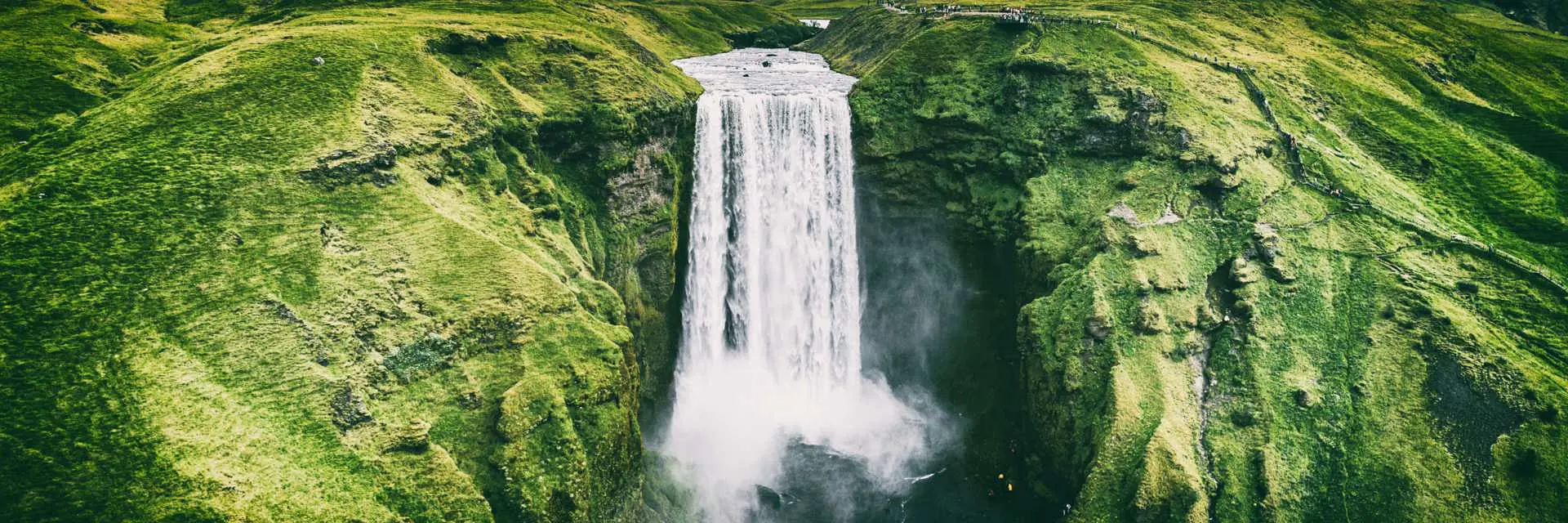 Iceland Skogafoss Waterfall