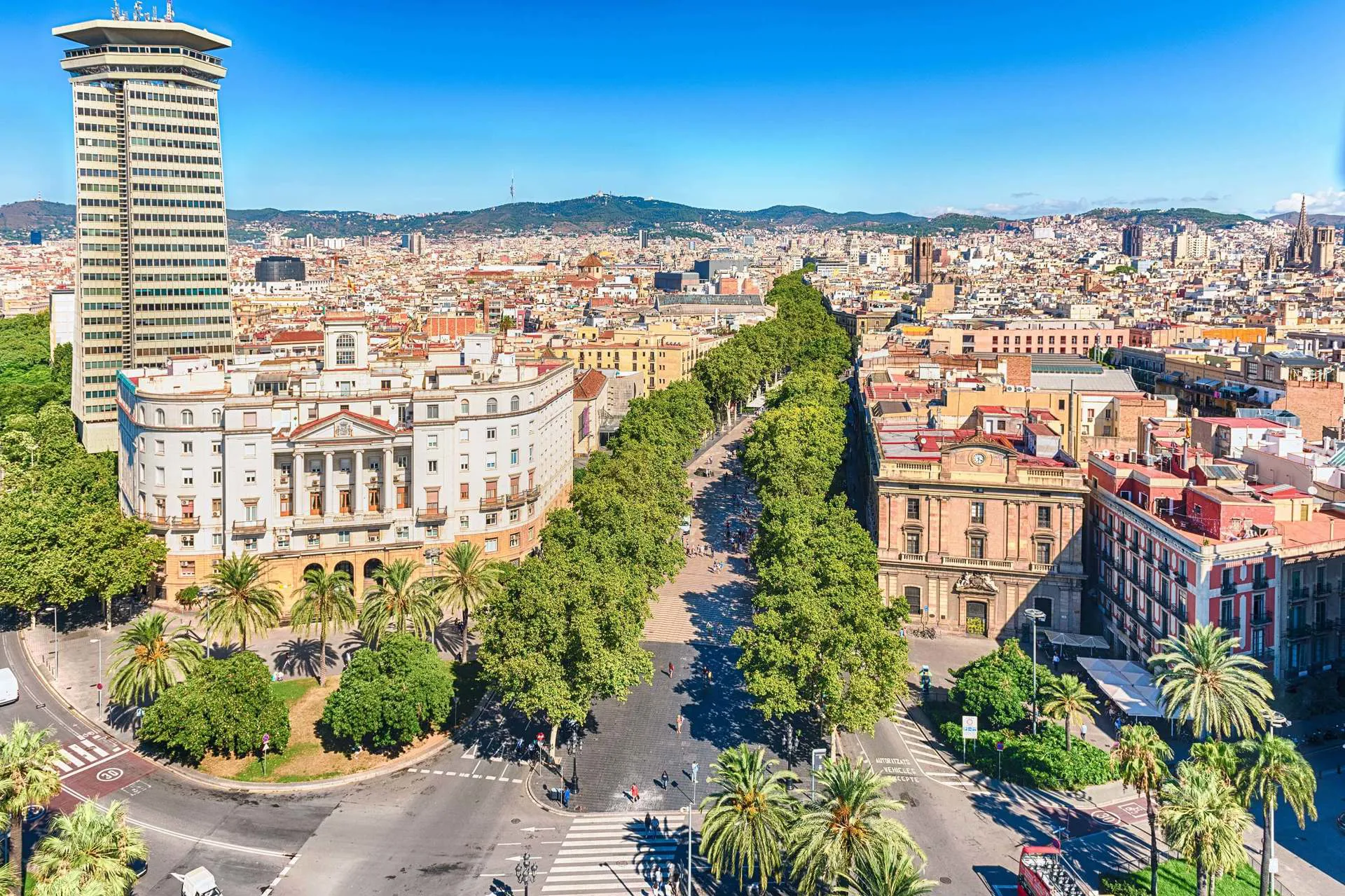 Barcelona Las Ramblas Street Image