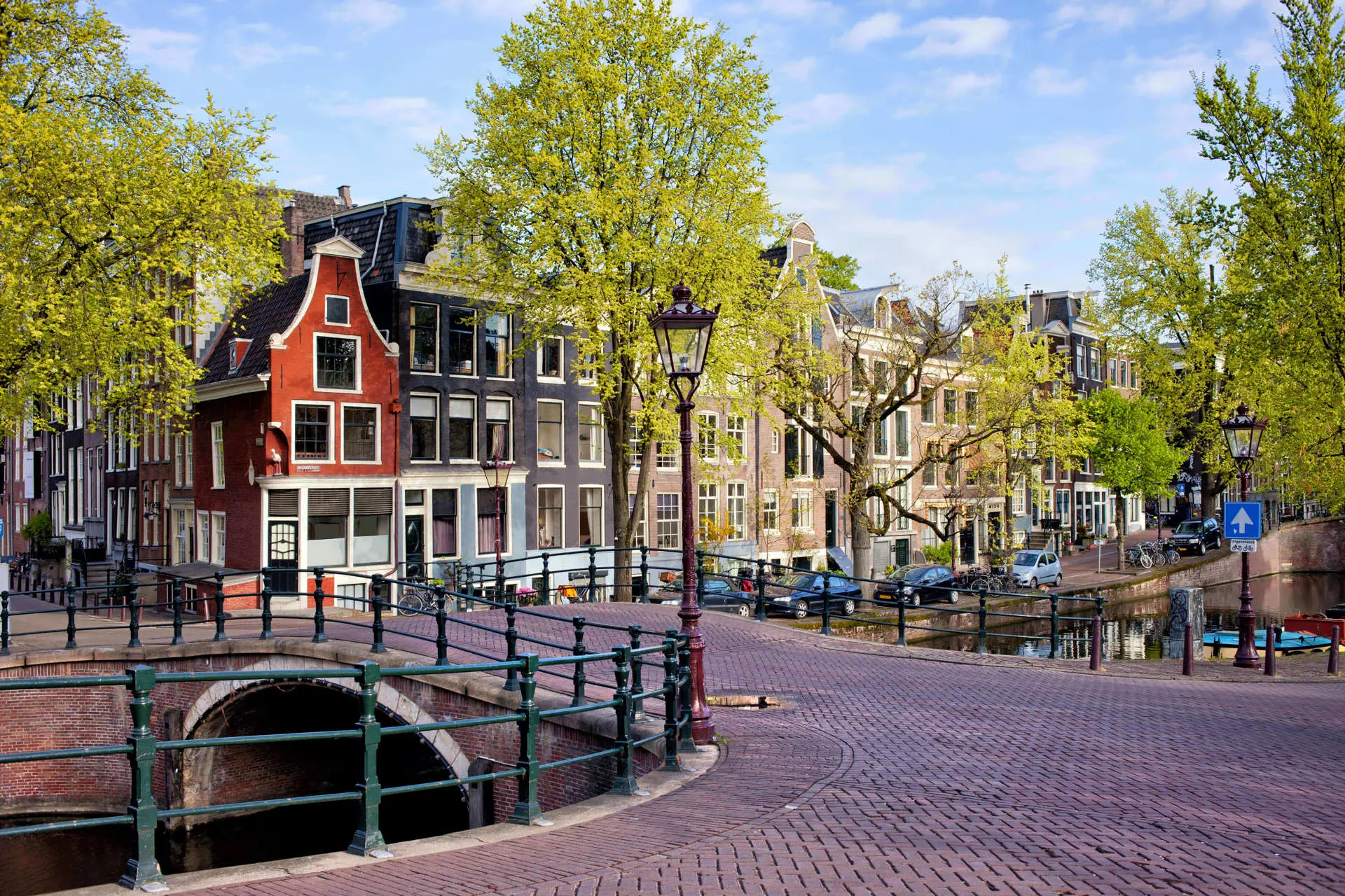 Amsterdam Canal Bridge Buildings