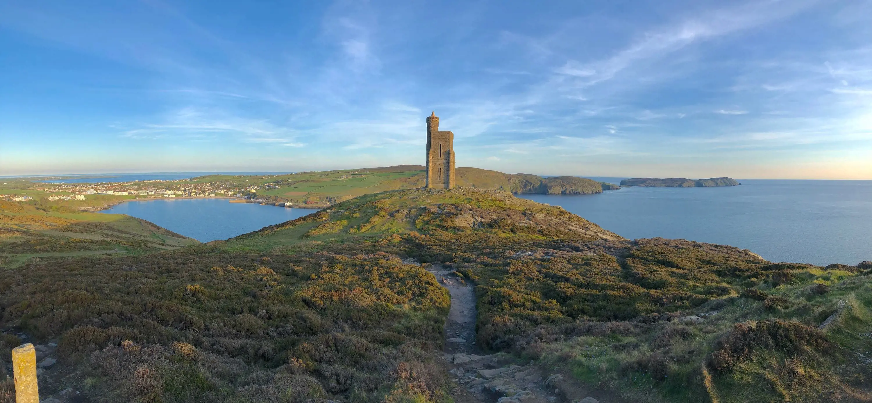 Isle of Man - Milner's Tower, Bradda to Port Erin and the Calf of Man