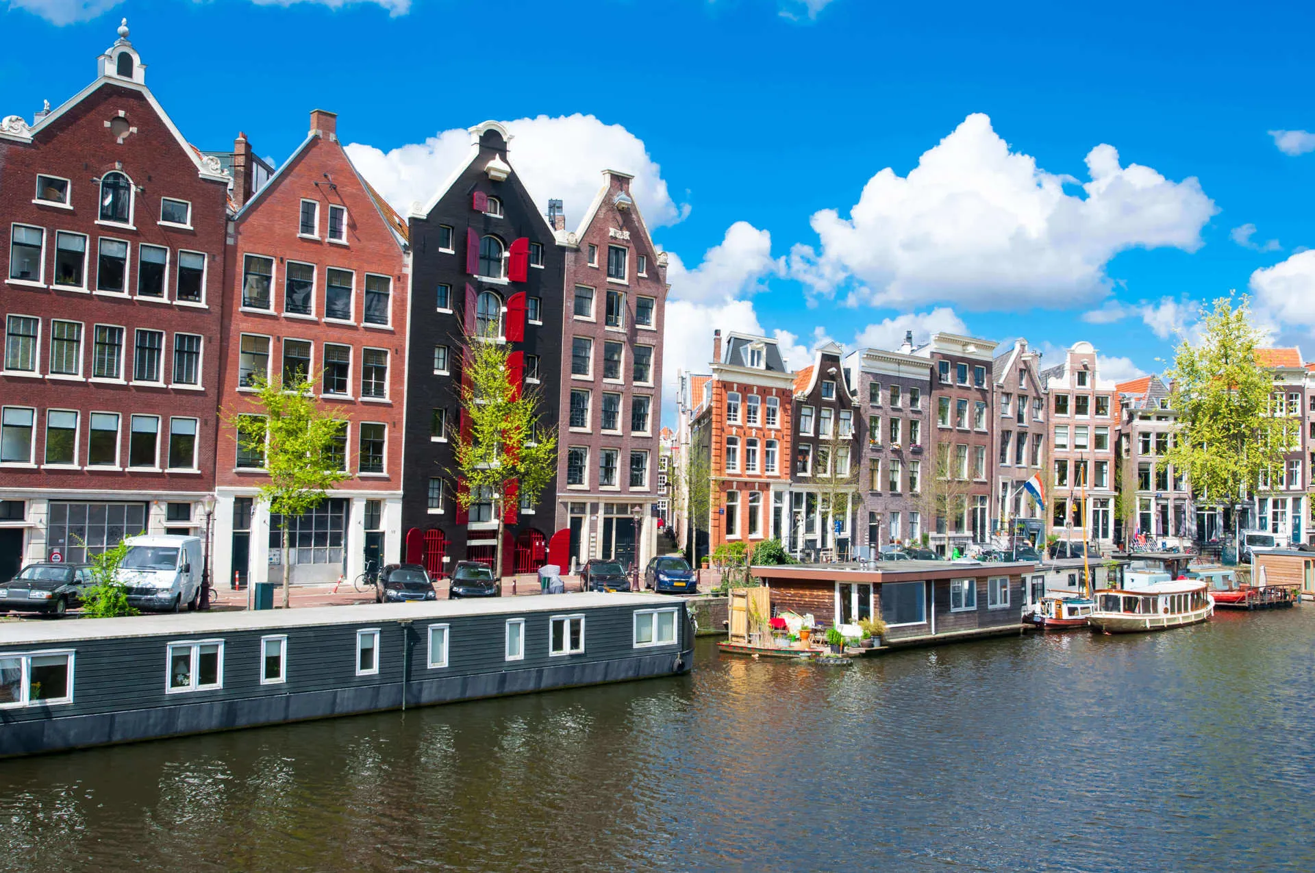 Amsterdam City Canal Buildings 2 Image