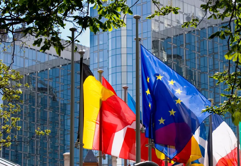 Brussels European Parliament Flags 2